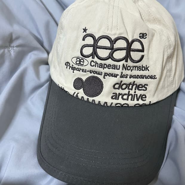 aeae 에이이에이이 모자 WEB LOGO CAP