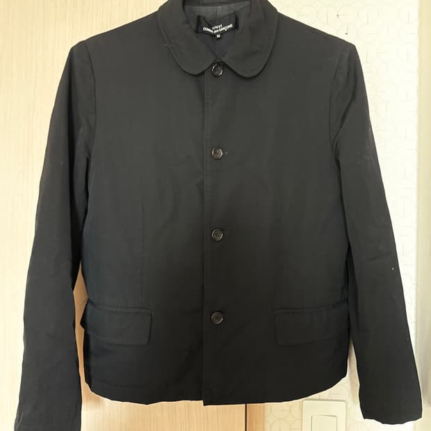 꼼데가르송 트리콧 라운드 자켓