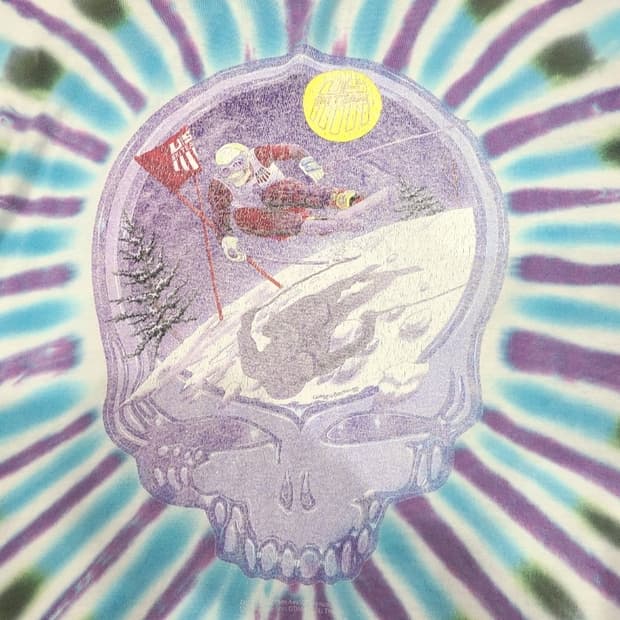 90년대 US SKI TEAM x 그레이트풀데드 타이다이