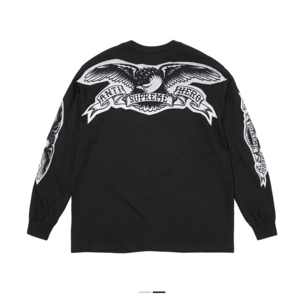 슈프림 안티히어로 롱슬리브