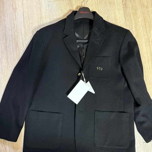 [L] STU 울캐시미어 블레이저 블랙
