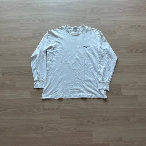 90s 꼼데가르송 옴므 롱슬리브 화이트