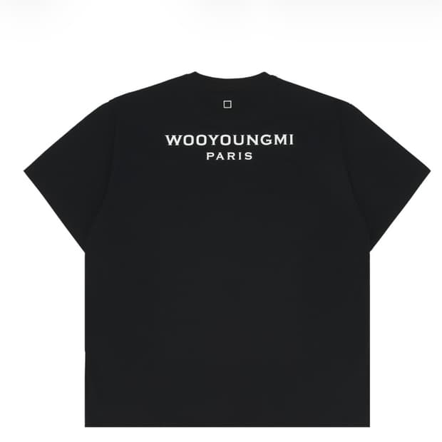 우영미 백로고 반팔