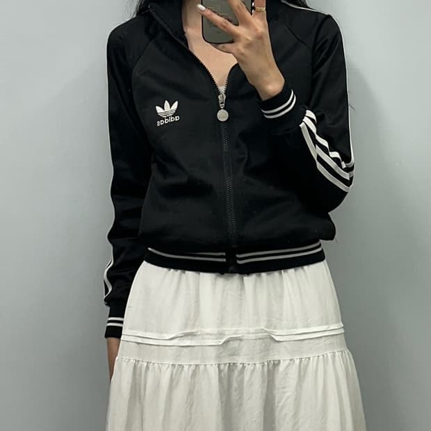00s 아디다스 블랙 트랙 져지