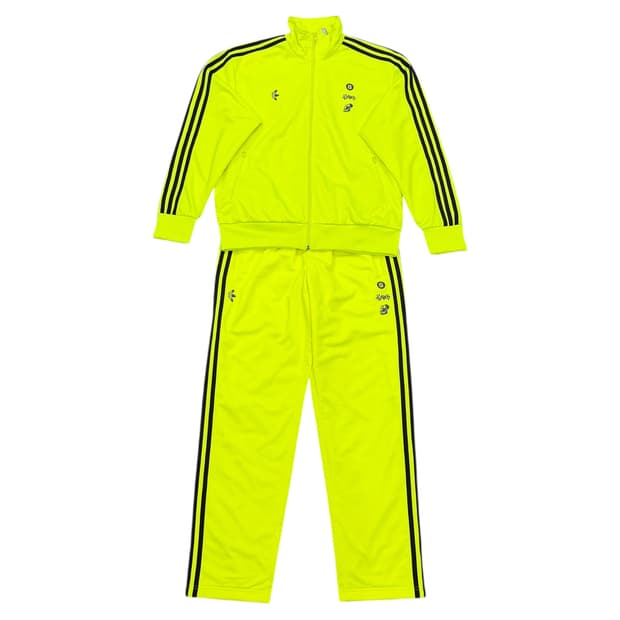 아디다스 요트클럽 트랙탑 져지 셋업 세트 네온 형광 L