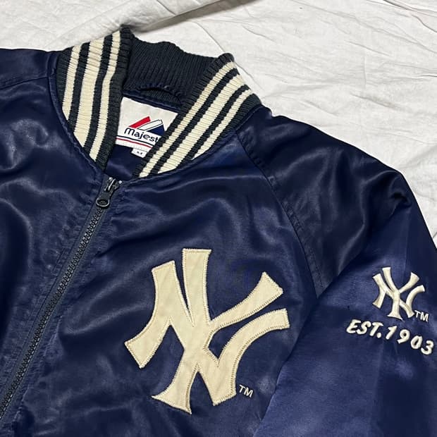 M 양키즈 마제스틱 바시티 자켓