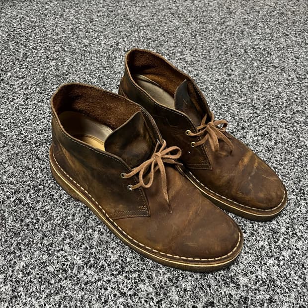 클락스 브라운 데져트 부츠