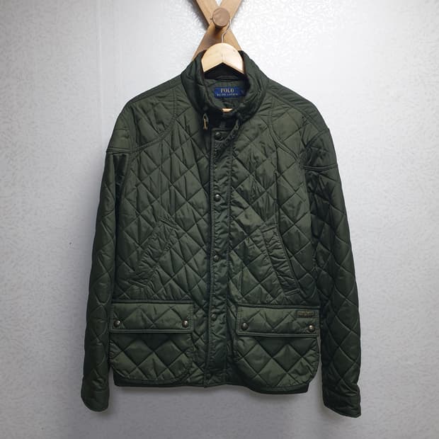 [xl/105/정품] 폴로 랄프로렌 퀼팅자켓 카키