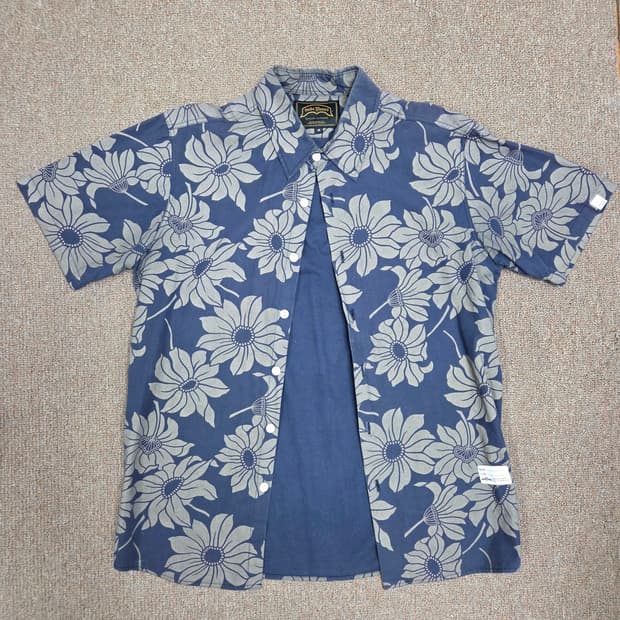 누드본즈 하와이안 셔츠 반팔 M