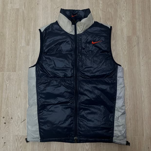 나이키 스우시 투톤 덕다운 패딩조끼 XL/105