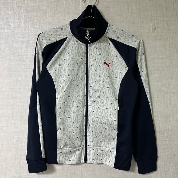 푸마 애니멀패턴 집업 져지