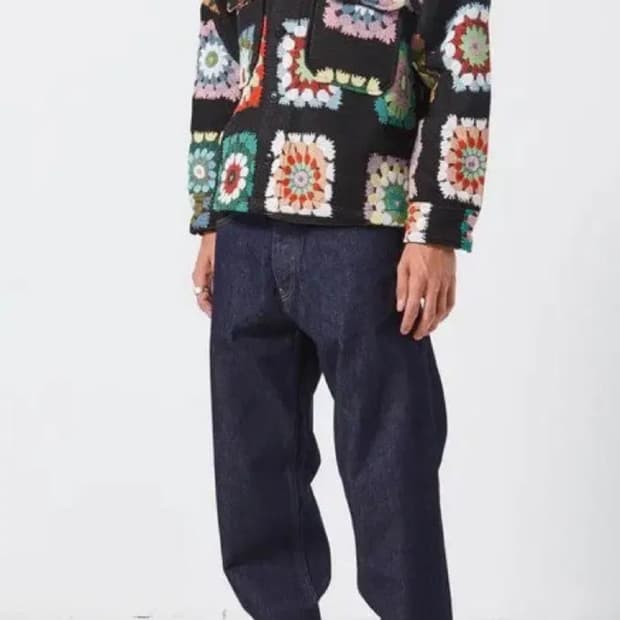 선플라워 SUNFLOWER 루즈데님 워시드 블루 린스 30-32