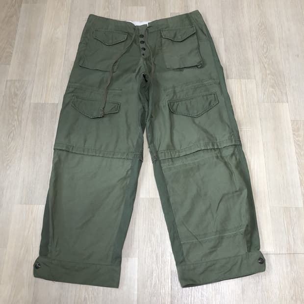(3) 그렉 로렌 Greg Lauren 아미 자켓 와이드 레그 팬츠