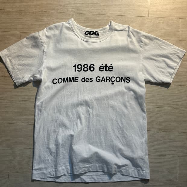 [M] 새상품) CDG 1986 반팔티