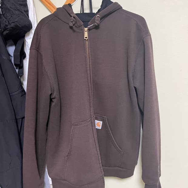 칼하트 브라운 후드집업