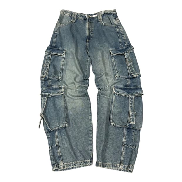 (바배) Zara 자라 데님 카고 팬츠