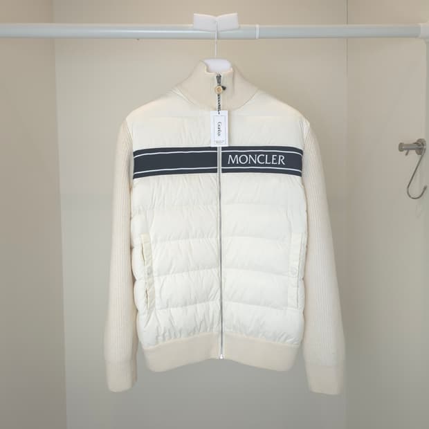 [중고/정품] 몽클레어 트리콧 니트 패딩