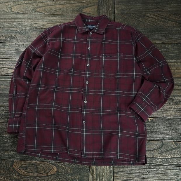 [피코] 올드스쿨 빈티지 체크 셔츠 M18802