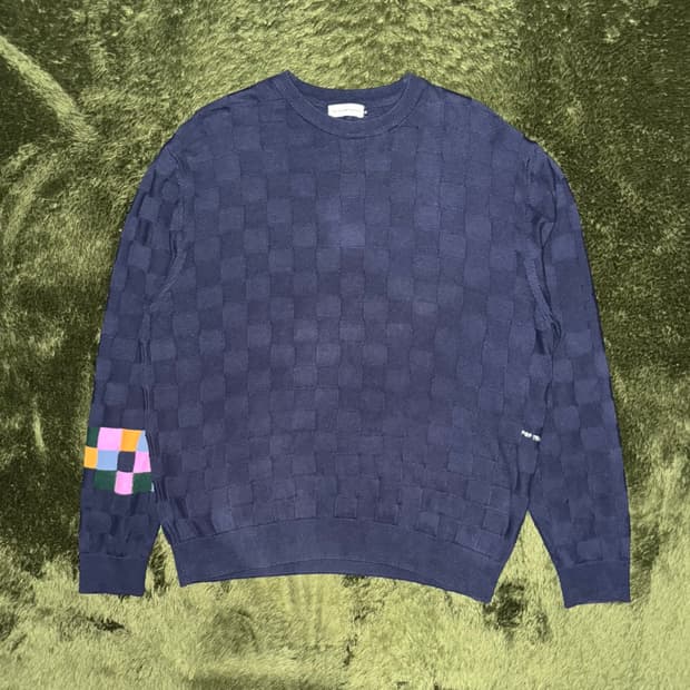 [XL] POP TRADING 팝 트레이딩 컴퍼니 21AW 패널 니트