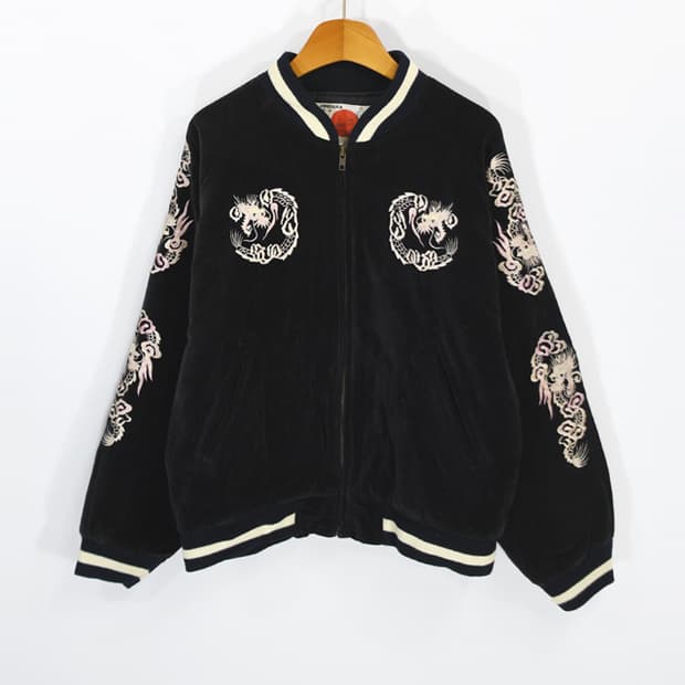 90s YOKOSUKA original 빈티지벨벳스카쟌