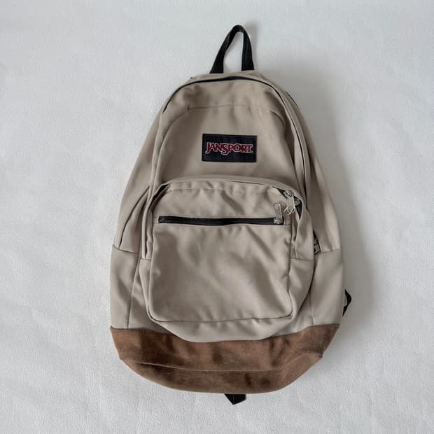 이스트팩(JANSPORT) 백팩(바닥 스웨이드)