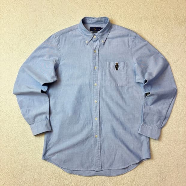 폴로 랄프로렌 옥스퍼드 베어 자수 셔츠 PN5853