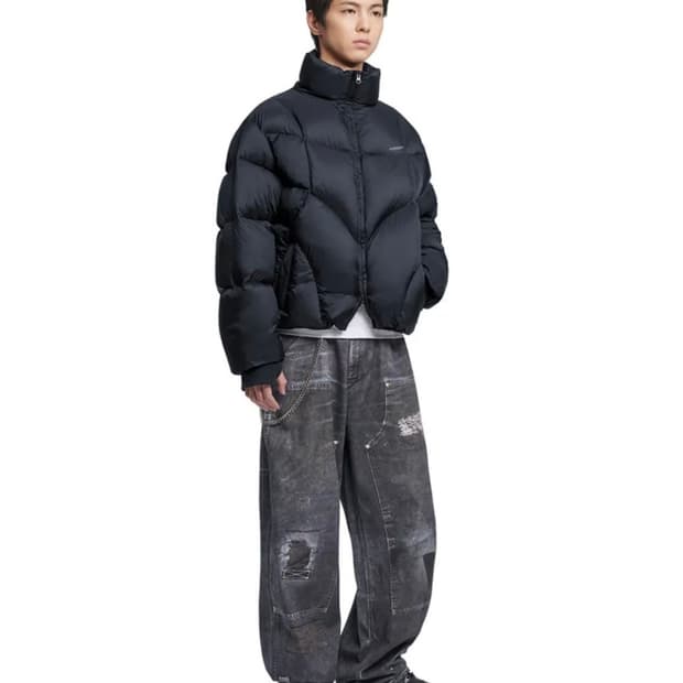 노매뉴얼 덕다운 패딩