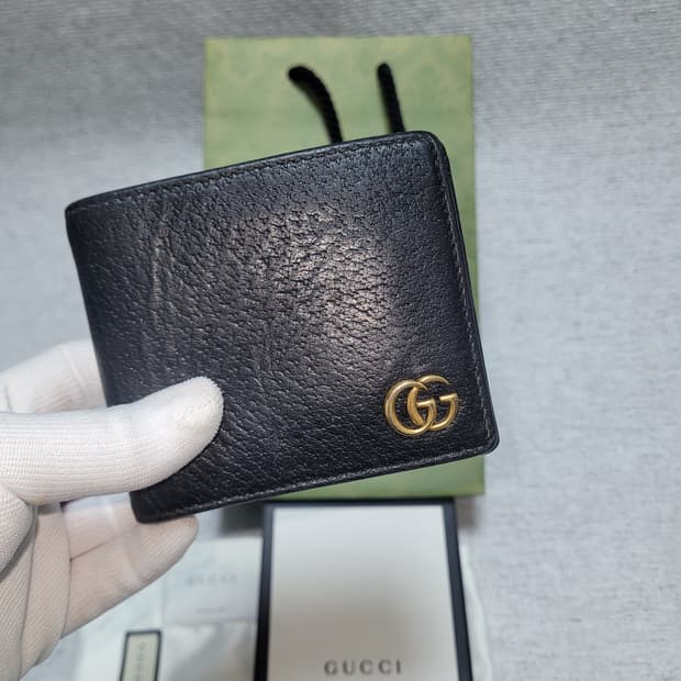 구찌 GG 마몬트 반지갑 블랙