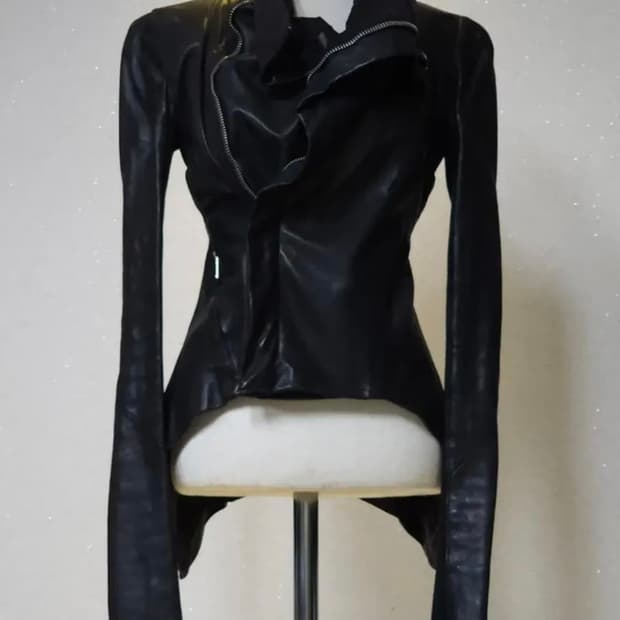 릭오웬스 레더 자켓 