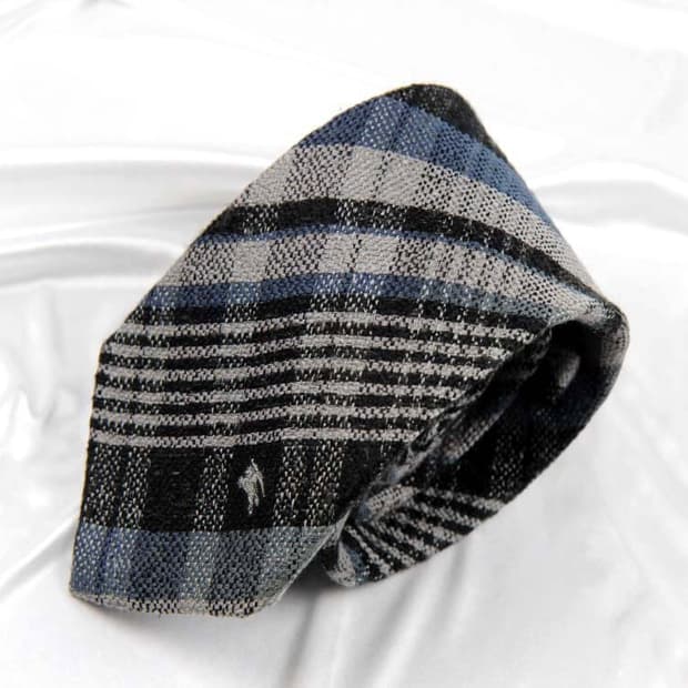 버버리 8.3cm A+등급 울 니트 블랙라벨 남자 명품 넥타이