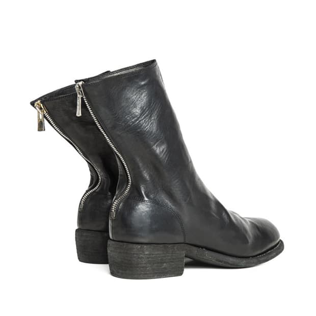 구이디 788 백지퍼 홀스 스킨 부츠 41