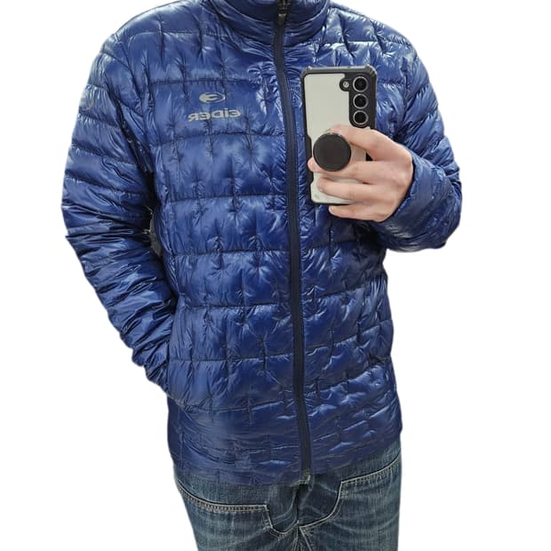 L 아이더 퀼팅 구스다운 초경량 패딩