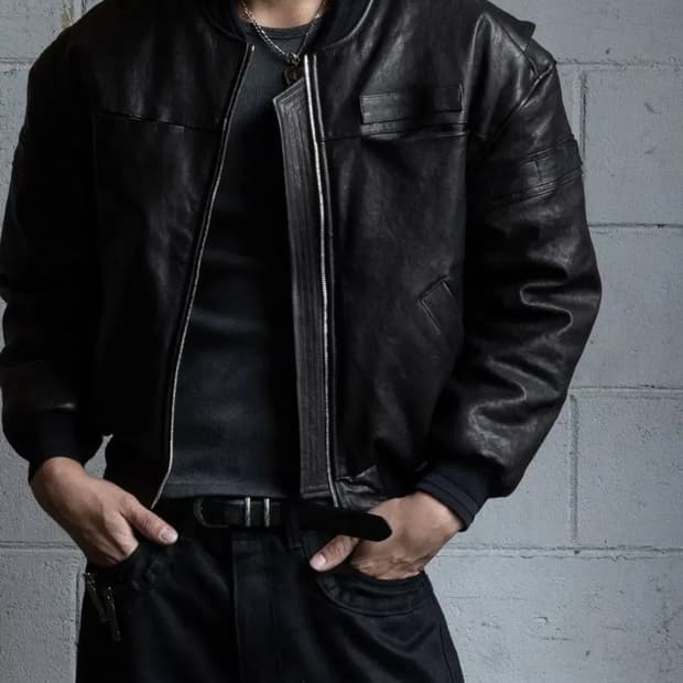 [2] POG.service 포그서비스 이태리 램스킨 봄버 후디진호