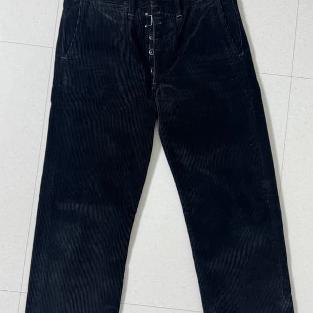 더블알엘 RRL 서스펜더 버튼 코듀로이 팬츠