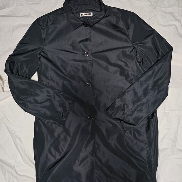 질샌더 하이넥 미니멀 싱글 폴리 맥코트 38