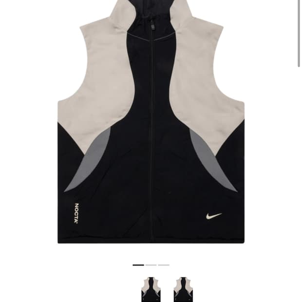나이키 x 드레이크 녹타 NRG LR 리버시블 베스트 블랙 XL