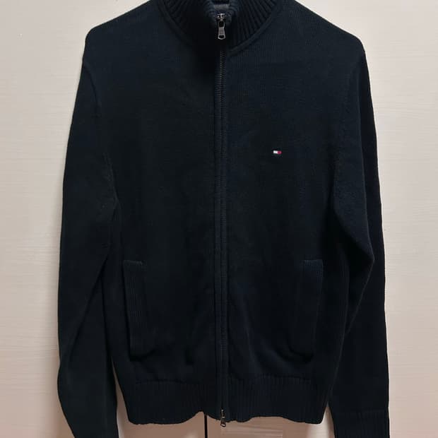 타미힐피거 니트 집업 가디건 XS