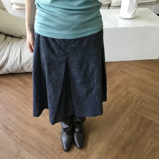 vintage pintuck skirt