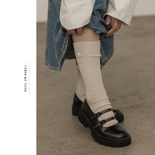 nuus 노아 메리제인 플랫폼 로퍼 (실사O)