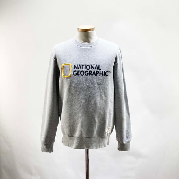 네셔널지오그래픽 남성맨투맨 그레이 95 