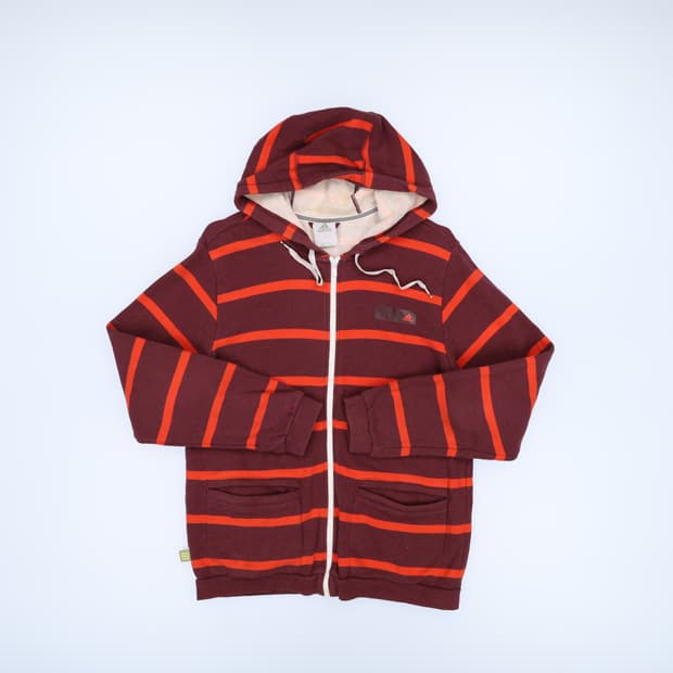 [105] 아디다스 기모 스트라이프 후드집업 1104HR1