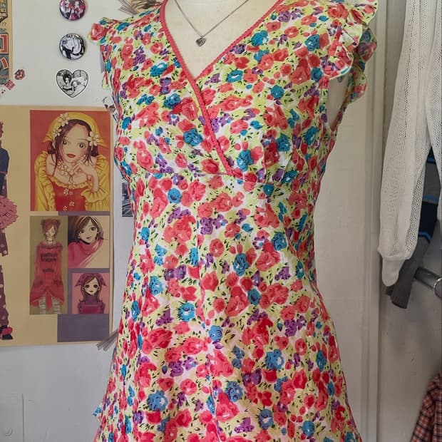 플로랄 러플 블라우스 [무배]