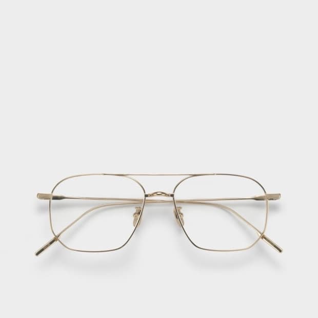 젠틀몬스터 세일러031 투브릿지 금테 안경 