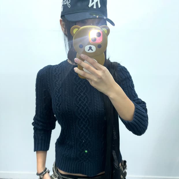 폴로 랄프로렌 꽈배기 니트