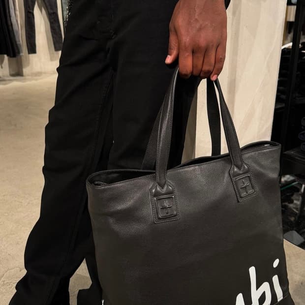 Ksubi 콜렉터 레더 토트 크로스백