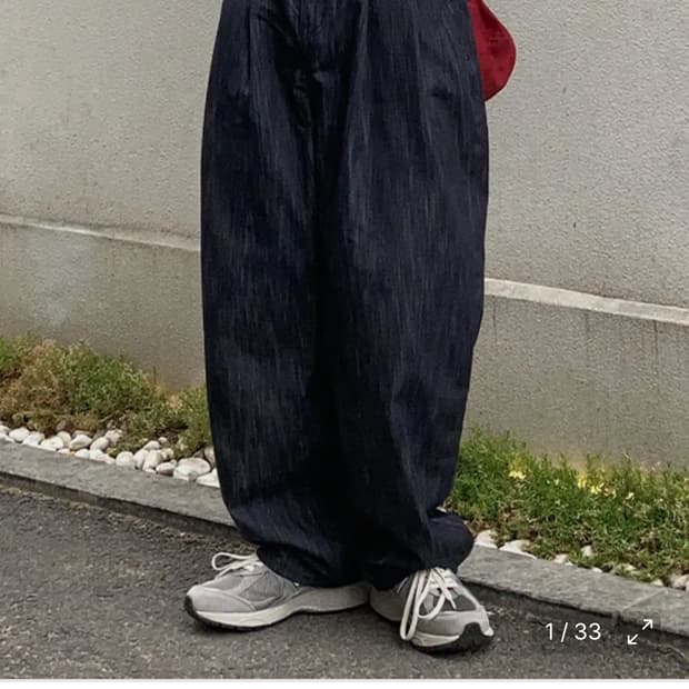 페이탈리즘 인디고 데님팬츠