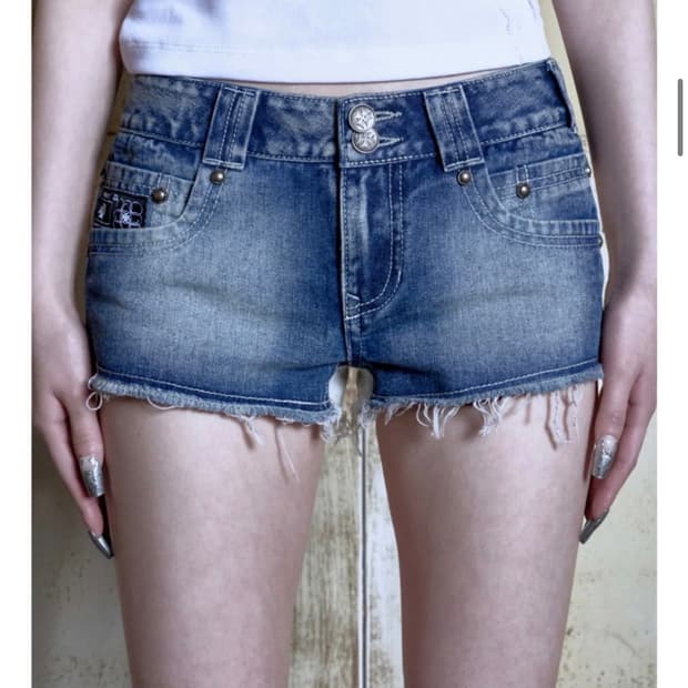 오퍼스0012 ERA DENIM PANTS 데님 숏팬츠