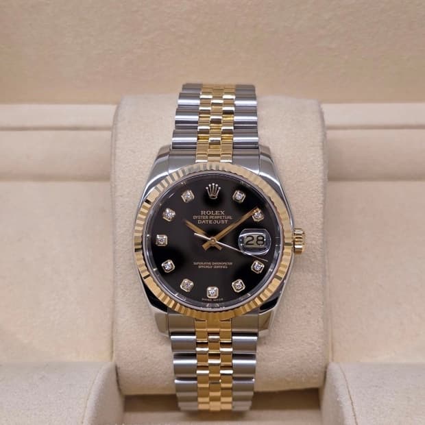 롤렉스 116233 36mm 블랙 텐포인트