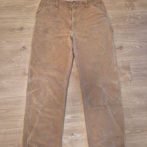 올드 칼하트 80s 더블니 팬츠