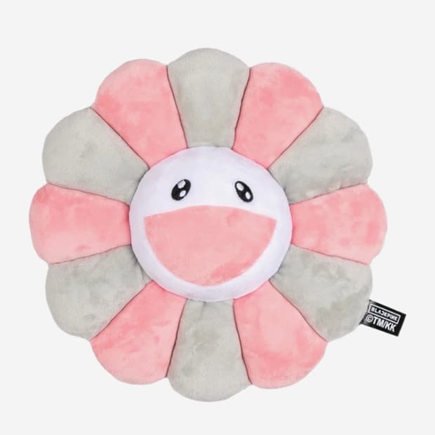 카이카이키키 블랙핑크 핑크 그레이 쿠션 30cm